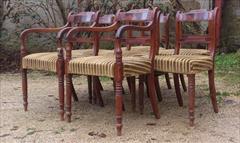 set of 8 Regency mahogany antique dining chairs3.jpg